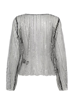 Sibba blouse Black/Silver Gestuz 